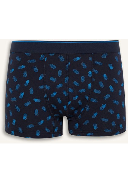 Regular Fit Desenli 3'lü Boxer D9872AX25SP
