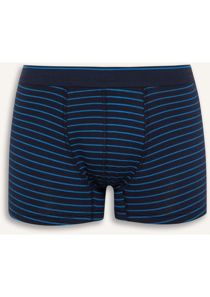 Regular Fit Desenli 3'lü Boxer D9872AX25SP