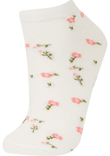 Kadın 3'lü Pamuklu Patik Çorap modelleri