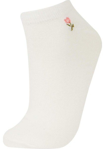 Kadın 3'lü Pamuklu Patik Çorap fırsatları