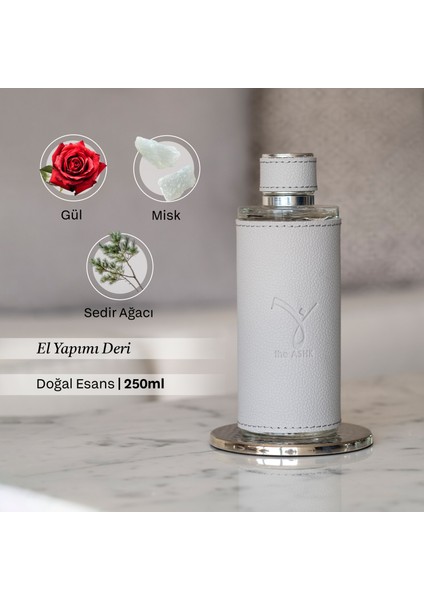 Deri Akish Acik Gri Kolonya 250 ml Gül Misk & Sedir Ağacı