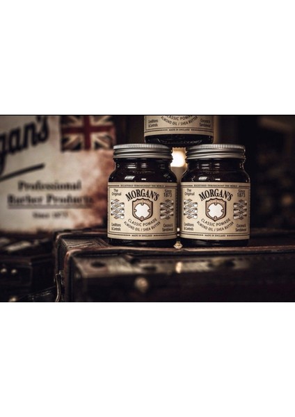 Almond Oil Shea Butter Classic Pomade -Doğal Görünüm Sağlayan Şekillendirici Pomad 100 gr