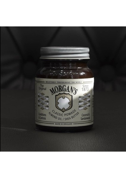 Almond Oil Shea Butter Classic Pomade -Doğal Görünüm Sağlayan Şekillendirici Pomad 100 gr