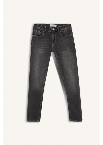 Carlo Skinny Fit Ekstra Dar Kalıp Normal Bel Ekstra Dar Paça Jean Pantolon E3478AX25SP