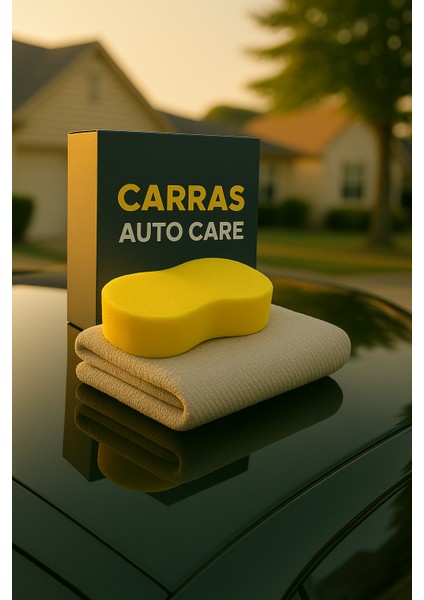 Auto Cam Temizleme Seti ( Oto Cam Bezi 50X70 Cm+ Oto Sünger)