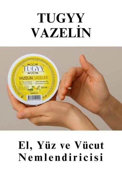 El Yüz ve Vücut Nemlendirici Vazelin 80ML