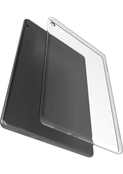 Huawei Mediapad T5 10,1 Inç Uyumlu Şeffaf Kılıf Cam Kalem Set