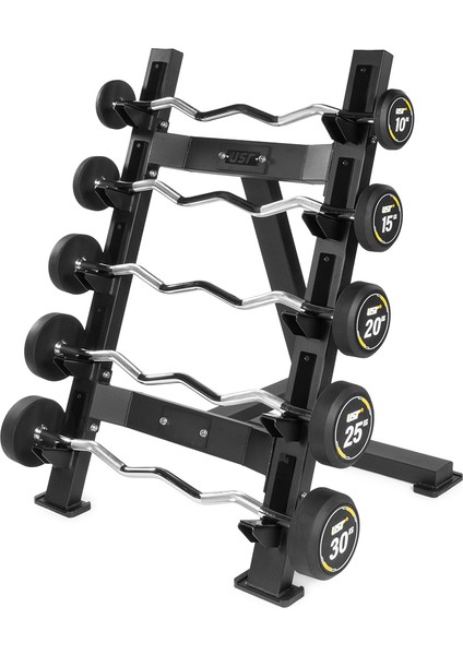 BR17Z Tek Taraflı Barbell Rafı-5 Li Z Barbell Seti