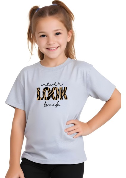 Kız Çocuk Look Baskılı Tişört