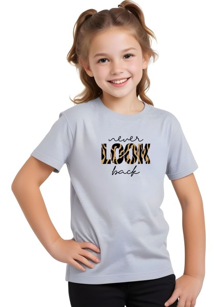 Kız Çocuk Look Baskılı Tişört