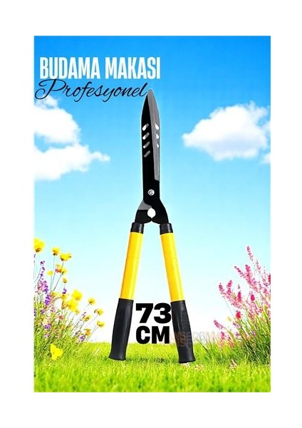 Profesyonel Teleskopik Budama Makası Bahçe Makası 73 cm
