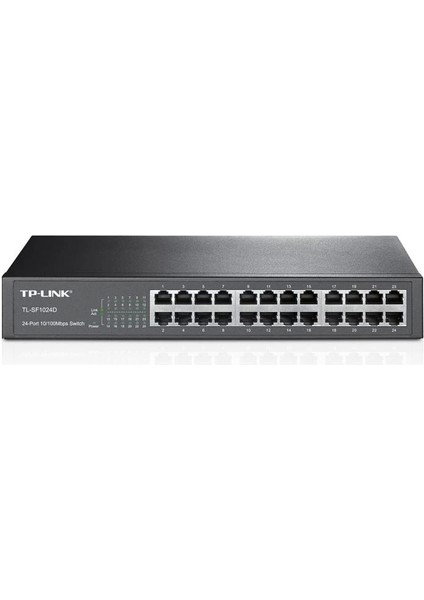 Tp-Lınk TL-SF1024D 24 Port 10/100 Metal Kasa Rackmount Swıtch