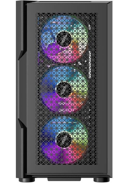 1st Player Trılobıte T7 Siyah 650W 80+ Argb 4X12CM Fan Temperli Cam Mesh USB 3.0 Atx Kasa