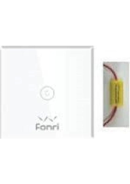 Fonri WF3-EL3-0201-04 Wıfı Kablosuz Akıllı Dokunmatik Perde Panjur Duvar Anahtarı