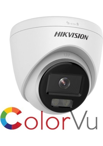 Hıkvısıon 2mp Dome 2.8mm DS-2CD1327G0-LUF Ip Güvenlik Kamerası Colorvu
