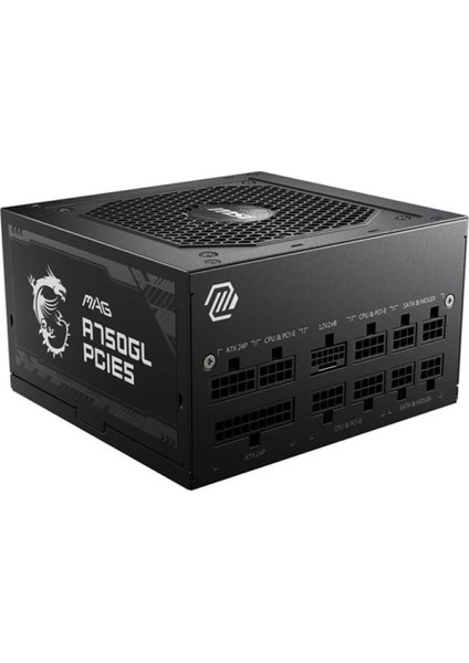Msı 750W 80+ Gold A750GL Pcıe 5.0 Tam Modüler Power Supply