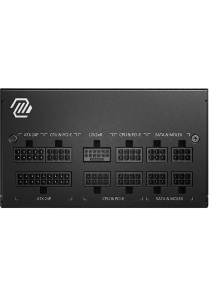 Msı 750W 80+ Gold A750GL Pcıe 5.0 Tam Modüler Power Supply