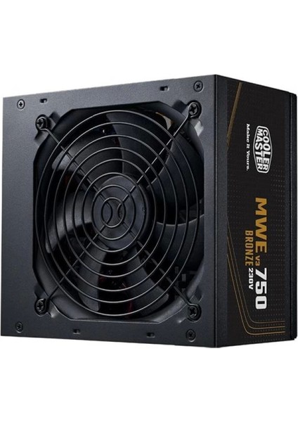 Coolermaster 750W 80+ Bronze Mwe V3 MPE-7501-ACABW-3BEU Power Supply