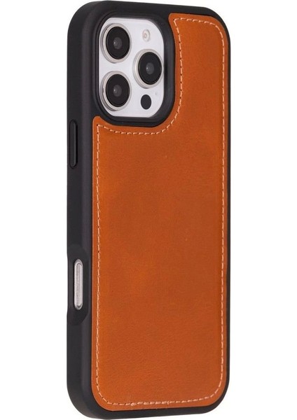 Apple iPhone 16 Pro Uyumlu, Hakiki Deri, El Yapımı, Cüzdanlı Kılıf, Leopar