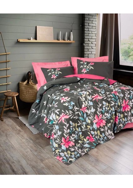 Cotton Box Feminen Çift Kişilik Nevresim Takımı Merlin Pembe