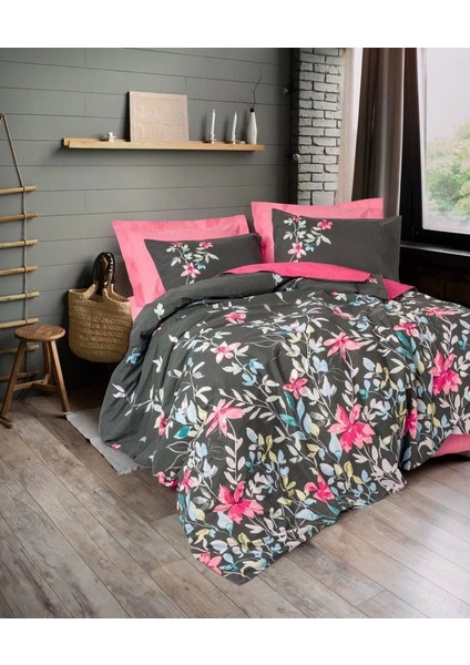 Cotton Box Feminen Çift Kişilik Nevresim Takımı Merlin Pembe
