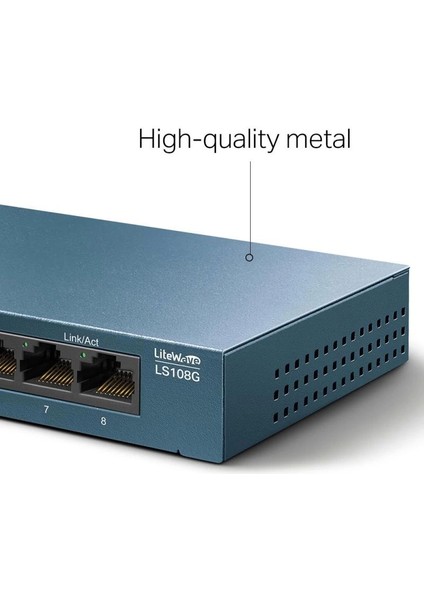 Tp-Lınk LS108G 8 Port Gıgabıt Metal Kasa Swıtch