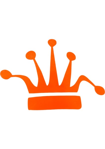 Taç Oto Sticker Sarı 15X10 cm