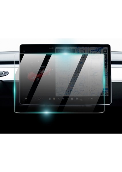 Tesla 2025 Model Y Juniper - 2024 Model 3 15.4" Navigasyon Ipg Proactive 9h Nano Ekran Koruyucu