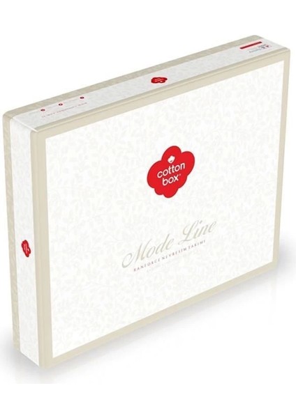 Cotton Box Ranforce Nevresim Takımı Çift Kişilik Joseph Mavi