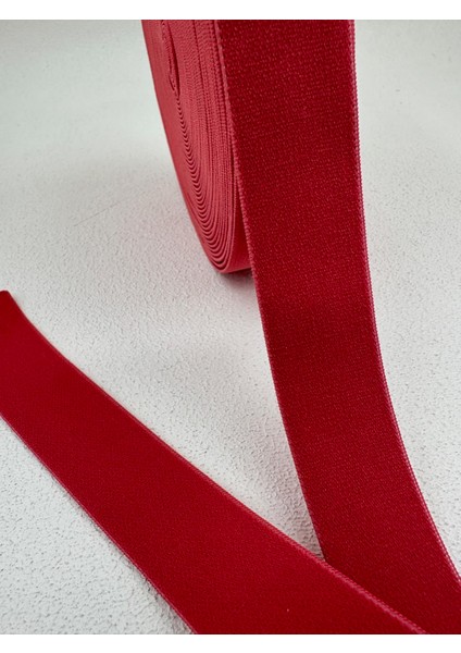 2 cm Düz Dokuma Lastik-5 Metre (Pembe)