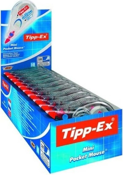 100 Paket Mini Pocket Mouse Şerit Düzeltici - Daksil 5mm x 6 mt