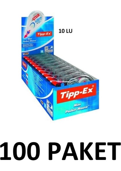 100 Paket Mini Pocket Mouse Şerit Düzeltici - Daksil 5mm x 6 mt fiyatları