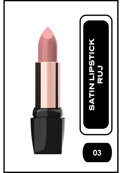 Satin Lipstick No: 03 - Ruj - 8691190397739