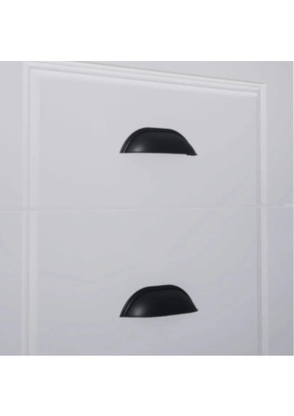 Antik Midye Siyah Kulp 96 mm Çekmece Dolap Kulbu Mobilya Dekorasyon 10LU Set fırsatları