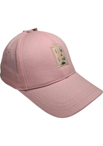 Kitti 4-8 Yaş Kız Çocuk Pudra Renk Baskı Figürlü Yazlık Şapka fırsatları