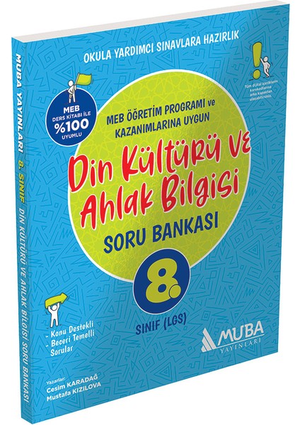8. Sınıf LGS Yeni Din Kültürü Soru Bankası Mavi Orta Düzey