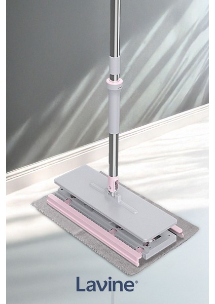 Lavine Click Mop 8 Adet Bez Hediyeli Asansörlü Mekanizma 32CM. ”4xl Kullan At Bezler Ile Uyumlu”