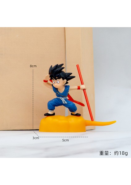 Yedi Dragon Ball Süper Saiyan Manken Anime Model Süsleri (Yurt Dışından)
