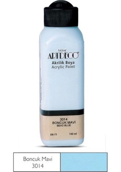 Artdeco Akrilik Boya 140ML Boncuk Mavi 3014