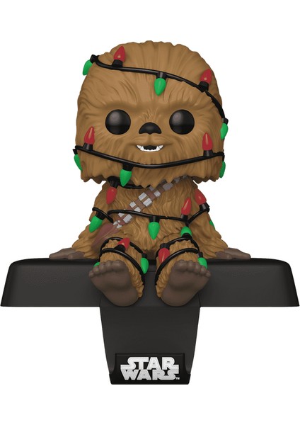 Pop! Star Wars - Stocking Hanger Chewbacca With Christmas Lights #hang With A Pop!