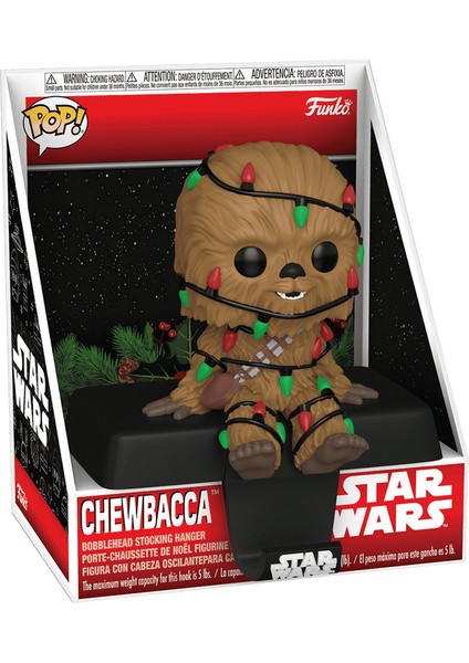 Pop! Star Wars - Stocking Hanger Chewbacca With Christmas Lights #hang With A Pop! fiyatları