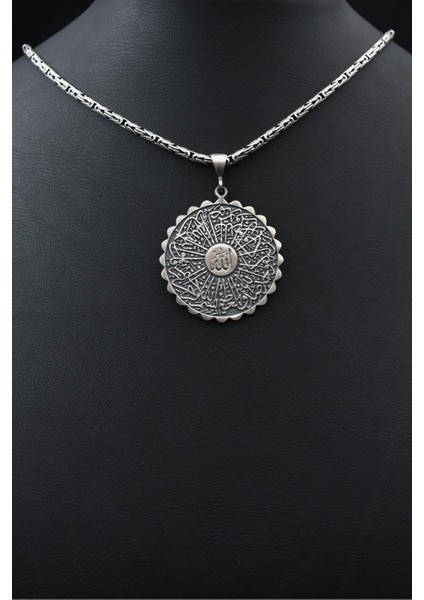 Ihlas Suresi 925 Ayar Gümüş Kolye Kral Zincir 2mm 901860 fırsatları