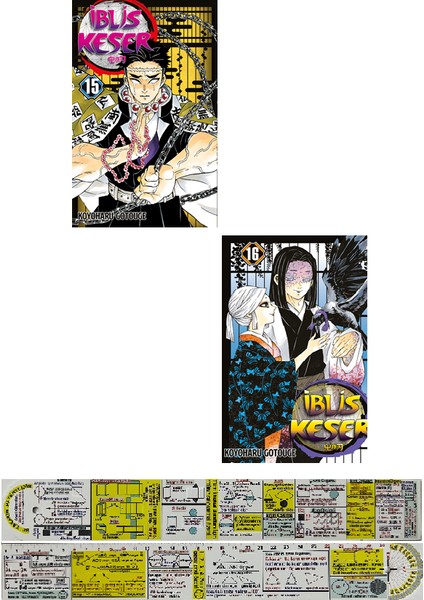 Iblis Keser 15-16. Ciltler Manga Seti + Mat. Öğreten Cetvel