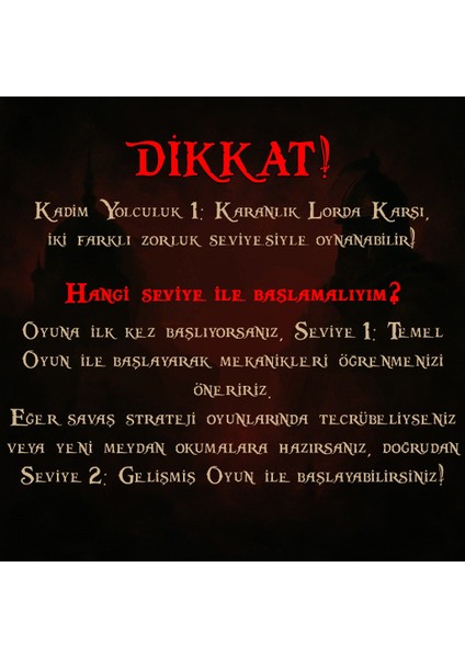 Kadim Yolculuk- Yüzüklerin Efendisi Temalı Kutu Oyunu (Savaş-Strateji-Zeka)