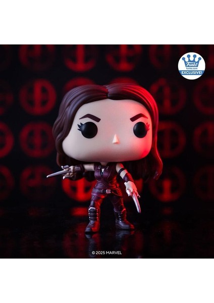 Pop! Marvel Deadpool - Elektra With Sai (Kutu Hasarlı) #1498