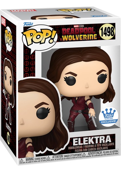 Pop! Marvel Deadpool - Elektra With Sai (Kutu Hasarlı) #1498 modelleri