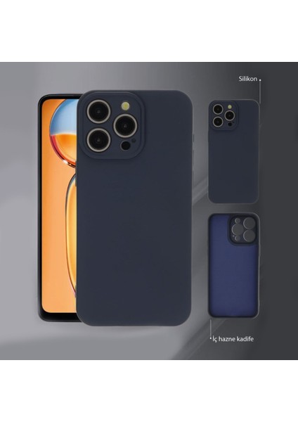 iPhone 14 Pro Max Kılıf Kamera Korumalı Lansman Silikon Kapak