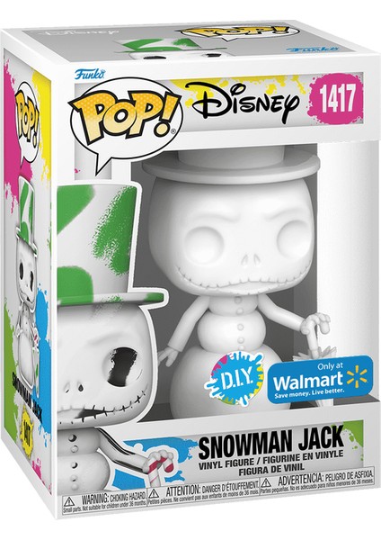 Pop! Disney The Nightmare Before Christmas - Snowman Jack (D.ı.y.) #1417