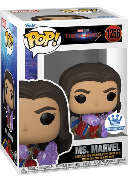 Pop! Ms. Marvel (Embiggen Punch) #1256 modelleri