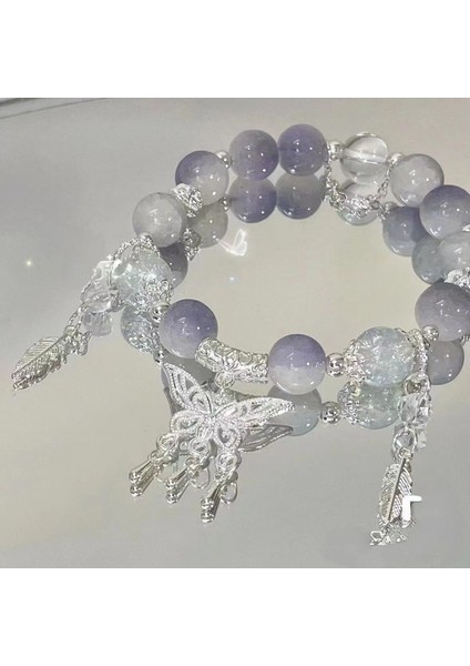 Boncuklu Püskül Bilezik Tasarımı Yüksek Değerli Kişilik Çarpışma Değil Modeller Yüz Eşleşen Bilezik (Yurt Dışından)